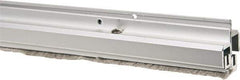 Pemko - 84" Long x 1-1/4" Wide, Adjustble Double Door Split Astragal Weatherstripping - Clear Anodized Aluminum Finish - Eagle Tool & Supply