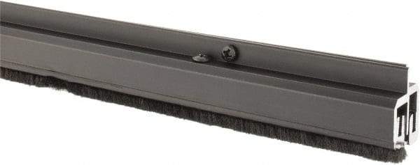 Pemko - 84" Long x 1-1/4" Wide, Adjustble Double Door Split Astragal Weatherstripping - Dark Bronze Anod. Aluminum Finish - Eagle Tool & Supply