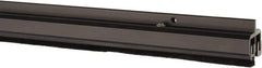 Pemko - 96" Long x 1-1/4" Wide, Adjustble Double Door Split Astragal Weatherstripping - Dark Bronze Anod. Aluminum Finish - Eagle Tool & Supply