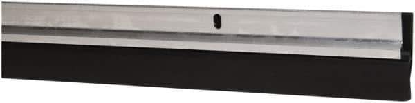 Pemko - Door Bottom Sweep with Triple Seal - Vinyl, 1-3/4" High, Mill Finish Aluminum Coated - Eagle Tool & Supply
