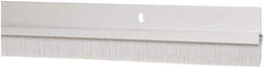 Pemko - Door Bottom Sweep - Nylon Brush, 1-1/2" High, Clear Anodium Aluminum Coated - Eagle Tool & Supply