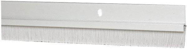 Pemko - Door Bottom Sweep - Nylon Brush, 1-1/2" High, Clear Anodium Aluminum Coated - Eagle Tool & Supply