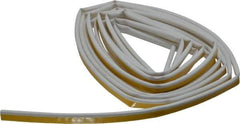 Pemko - 20' Long x 1/2" Wide, Siliconseal Self-Adhesive Weatherstripping - White Finish - Eagle Tool & Supply