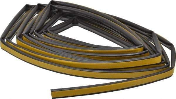 Pemko - 17' Long x 1/2" Wide, Siliconseal Self-Adhesive Weatherstripping - Dark Bronze Finish - Eagle Tool & Supply