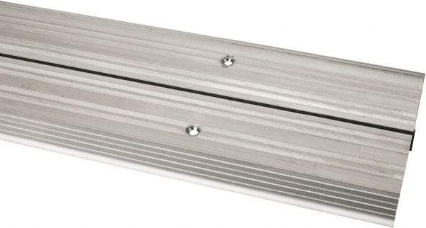 Pemko - 48" Long x 6-1/8" Wide x 1/2" High, Saddle Threshold - Mill Finish Aluminum - Eagle Tool & Supply