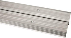 Pemko - 48" Long x 6-1/8" Wide x 1/2" High, Saddle Threshold - Mill Finish Aluminum - Eagle Tool & Supply