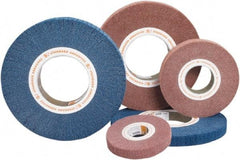 Standard Abrasives - 8 Inch Diameter Aluminum Oxide Unmounted Flap Wheel - 3 Inch Hole, 1 Inch Wide, Density 5, Non Woven, Very Fine Grade, 3,200 Max RPM - Eagle Tool & Supply