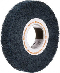 Standard Abrasives - 12 Inch Diameter Aluminum Oxide Unmounted Flap Wheel - 5 Inch Hole, 2 Inch Wide, Density 7, Non Woven, Very Fine Grade, 2,500 Max RPM - Eagle Tool & Supply