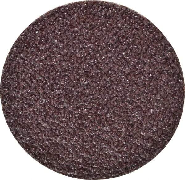 Standard Abrasives - 2" Disc Diam, 36 Grit, Aluminum Oxide Quick Change Disc - Type R Attaching System, Coated, Brown, Very Coarse Grade, 20,000 RPM - Eagle Tool & Supply