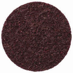 Standard Abrasives - 3" Disc Diam, Aluminum Oxide Quick Change Disc - Type P Attaching System, Nonwoven, Dark Maroon, Medium Grade, 18,000 RPM, FE Series - Eagle Tool & Supply