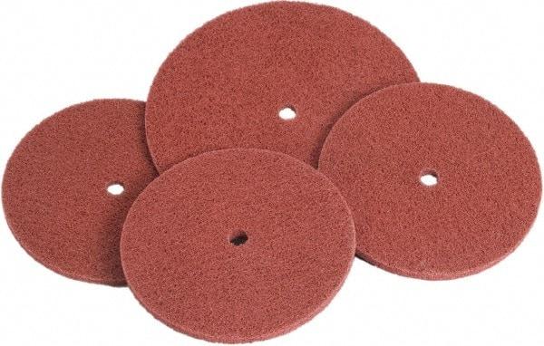 Standard Abrasives - 7" Very Fine Grade Deburring Disc - 1/2" Center Hole, Arbor Connection - Eagle Tool & Supply