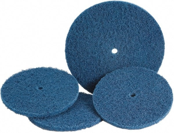 Standard Abrasives - 12 Inch Diameter x 1-1/4 Inch Hole Plain Buff and Blend Deburring Disc - Eagle Tool & Supply