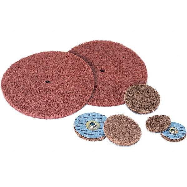 Standard Abrasives - 10" Fine Grade Deburring Disc - 1/2" Center Hole, Arbor Connection - Eagle Tool & Supply