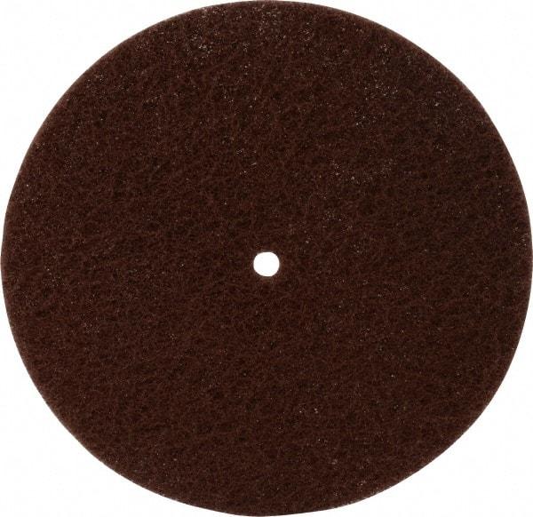 Standard Abrasives - 10" Medium Grade Deburring Disc - 1/2" Center Hole, Arbor Connection - Eagle Tool & Supply