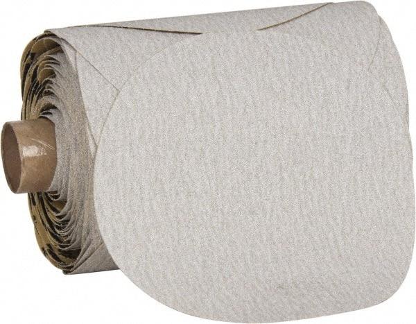 Standard Abrasives - 5" Diam, 100 Grit Aluminum Oxide Adhesive PSA Disc - Fine Grade, Flexible, 5,000 Max RPM - Eagle Tool & Supply