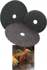 Standard Abrasives - 5" Diam 7/8" Hole 60 Grit Fiber Disc - Medium Grade, Zirconia Alumina, 18,000 Max RPM - Eagle Tool & Supply