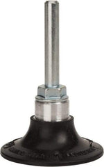 Standard Abrasives - 2" Diam Quick-Change Type S Disc Backing Pad - 1/4" Shank Diam, Firm Density, 30,000 RPM, SocAtt Compatible - Eagle Tool & Supply