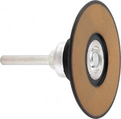 Standard Abrasives - 3" Diam Quick-Change Disc Backing Pad - 1/4" Shank Diam, Firm Density, 20,000 RPM, SocAtt Compatible - Eagle Tool & Supply