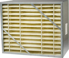 PrecisionAire - 20" Noml Height x 24" Noml Width x 12" Noml Depth, 65% Capture Efficiency, Rigid Box Air Filter - MERV 11, Synthetic Polypropylene, Integrated Corrosion-Resistant Steel Frame, 1,660 CFM - Eagle Tool & Supply
