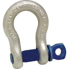 Campbell - Shackles Nominal Chain Size: 1-3/8 Load Limit (Ton): 13.50 - Eagle Tool & Supply