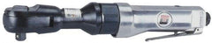 Universal Tool - 3/8" Drive, 160 RPM, 10 to 50 Ft/Lb Torque Ratchet Wrench - Inline Handle, 4 CFM, 90 psi, 1/4" NPT Inlet - Eagle Tool & Supply