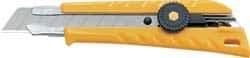 Olfa - Snap Utility Knife - Yellow Plastic Handle - Eagle Tool & Supply