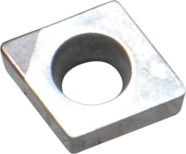 Sumitomo - NU-CCGD21.51 Grade BN250 PCBN Turning Insert - Uncoated, 80° Diamond, 1/4" Inscr Circle, 3/32" Thick, 1/64" Corner Radius - Eagle Tool & Supply