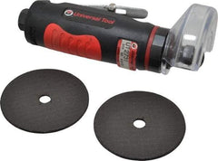 Universal Tool - 2-7/8" Wheel Diam, 22,000 RPM, Pneumatic Cutoff & Cutoff-Grinder Tool - Straight Handle - Eagle Tool & Supply