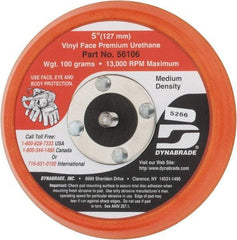 Dynabrade - 5" Diam Disc Backing Nonvacuum Replacement Pad - Medium Density, 12,000 RPM - Eagle Tool & Supply