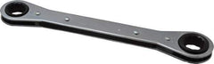 Lang - 5/8" x 11/16" 12 Point Ratcheting Box Wrench - Double End, 8-1/8" OAL, Steel - Eagle Tool & Supply