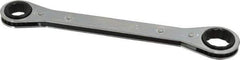 Lang - 11/16" x 7/8" 12 Point Ratcheting Box Wrench - Double End, 9-1/4" OAL, Steel - Eagle Tool & Supply