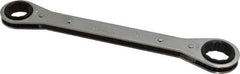 Lang - 3/4" x 7/8" 12 Point Ratcheting Box Wrench - Double End, 9-1/4" OAL, Steel - Eagle Tool & Supply