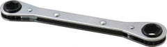 Lang - 12mm x 14mm 6 Point Ratcheting Box Wrench - Double End, 6-7/8" OAL, Steel - Eagle Tool & Supply