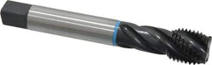 Emuge - 1-1/8 - 8 UNS 4 Flute 3B Modified Bottoming Spiral Flute Tap - Cobalt, Oxide Finish, 7.087" OAL, Right Hand Flute, Right Hand Thread, Series Enorm-VA - Eagle Tool & Supply