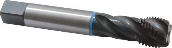 Emuge - 1-1/4 - 8 UNS 4 Flute 3B Modified Bottoming Spiral Flute Tap - Cobalt, Oxide Finish, 7.087" OAL, Right Hand Flute, Right Hand Thread, Series Enorm-VA - Eagle Tool & Supply