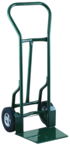 Shovel Nose Fright, Dock and Warehouse 900 lb Capacity Hand Truck - 1- 1/4" Tubular steel frame robotically welded - 1/4" High strength tapered steel base plate -- 10" Solid Rubber wheels - Eagle Tool & Supply