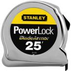 STANLEY® PowerLock® Tape Measure with BladeArmor® Coating 1" x 25' - Eagle Tool & Supply