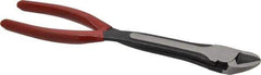 Proto - 11-1/8" OAL, 1-1/8" Capacity, Diagonal Cutter - 1" Jaw Length x 63/64" Jaw Width, Oval/Angled Head, Plastisol Handle - Eagle Tool & Supply