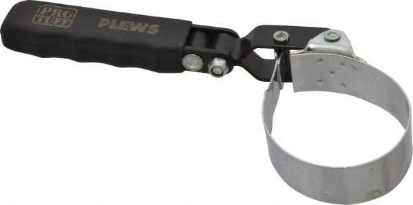 Plews - 2-1/4 to 2-9/16" Diam, Swivel Handle CompactOil Filter Wrench - Steel, For Use with Filters from 2-1/4 to 2-9/16" - Eagle Tool & Supply