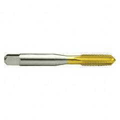 ‎3/8-16 UNC 4 Flute H3 Plug HSS Standard Straight Flute Hand Tap- Steam Oxide - Exact Industrial Supply