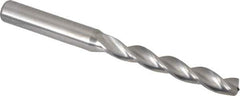 Kennametal - 6.7mm 130° Solid Carbide Jobber Drill - Bright Finish, Right Hand Cut, Spiral Flute, Straight Shank, 91mm OAL, Standard Point - Eagle Tool & Supply