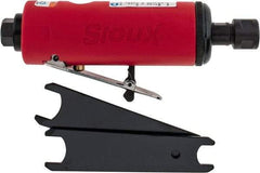 Sioux Tools - 1/4" Collet, Straight Handle, Straight Air Die Grinder - 22,000 RPM, Rear Exhaust, 16 CFM, 0.5 hp, 6.21 bar, 1/4 NPT - Eagle Tool & Supply