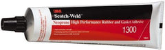 3M - 5 oz Tube Yellow Butyl Rubber Gasket Sealant - 300°F Max Operating Temp, 4 min Tack Free Dry Time, Series 1300 - Eagle Tool & Supply