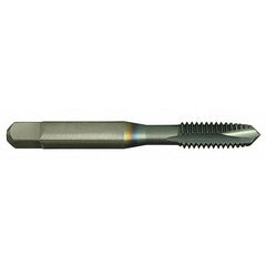 ‎1/4-28 UNF 2 Flute H3 Plug HSS Standard Spiral Point Tap- Steam Oxide - Exact Industrial Supply