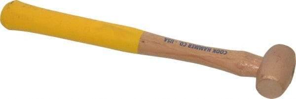 Cook Hammer - 1/2 Lb Head Nonsparking Mallet - 12" OAL, Wood Handle - Eagle Tool & Supply