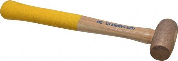 Cook Hammer - 1 Lb Head Nonsparking Mallet - 12" OAL, Wood Handle - Eagle Tool & Supply