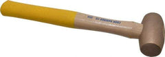 Cook Hammer - 1-1/2 Lb Head Nonsparking Mallet - 13" OAL, Wood Handle - Eagle Tool & Supply