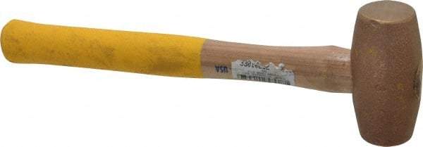 Cook Hammer - 3 Lb Head Nonsparking Mallet - 16" OAL, Wood Handle - Eagle Tool & Supply