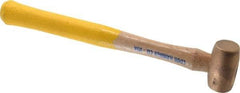 Cook Hammer - 1/2 Lb Head Nonsparking Mallet - 12" OAL, Wood Handle - Eagle Tool & Supply