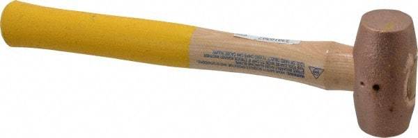 Cook Hammer - 1-1/2 Lb Head Nonsparking Mallet - 13" OAL, Wood Handle - Eagle Tool & Supply